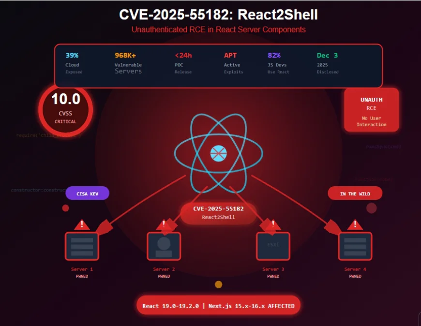 React4Shell CVE-2025-55182 Vulnerability Alert
